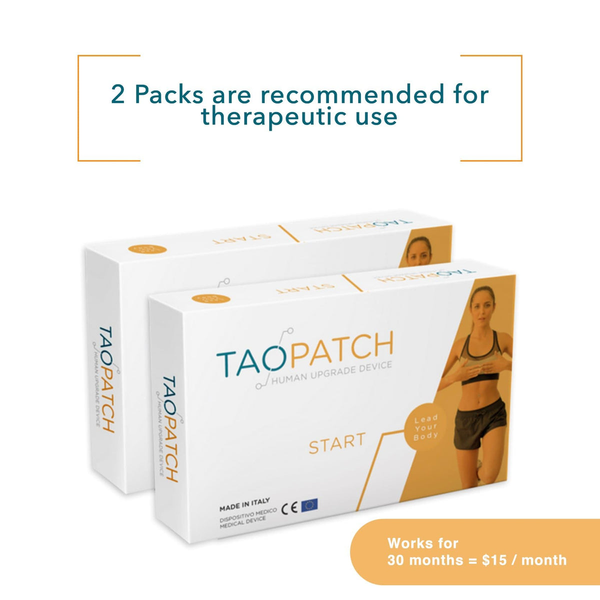 Taopatch Start (2 Packs) Multiple Sclerosis Relief